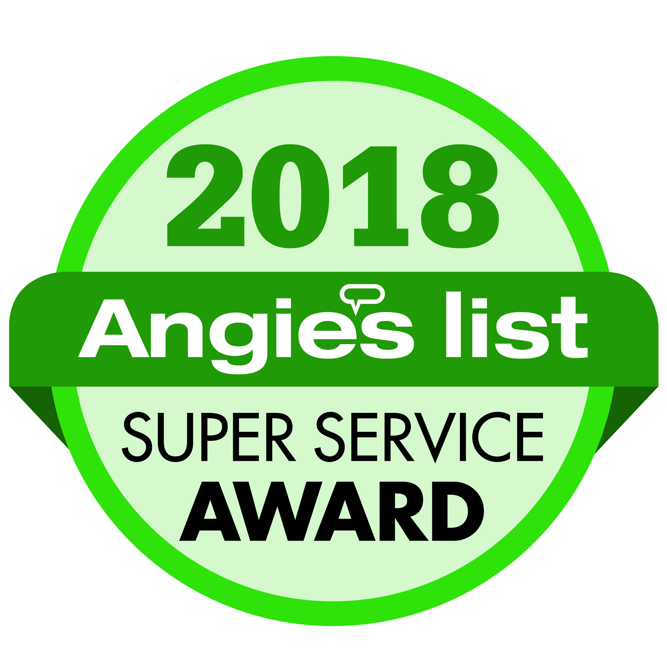 2018 Angies List Super Service Award